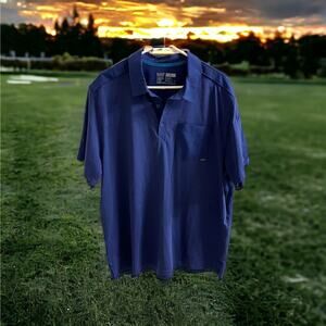 5.11 TACTICAL Mens Royal Blue Polo‎ Short sleeve Shirt Size XL Chest Pocket EUC